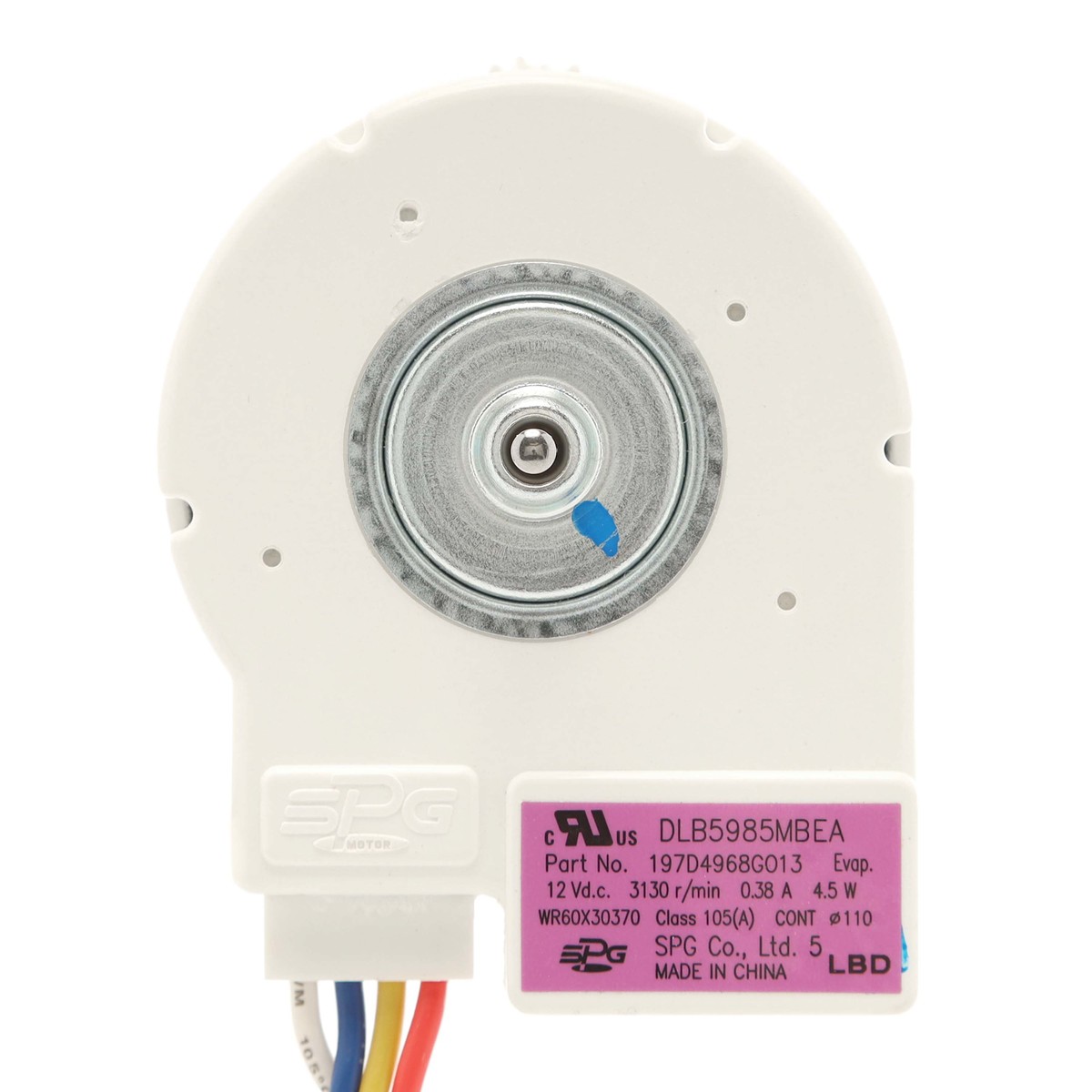 WR01F04639 - Genuine OEM GE Refrigerator Evaporator Fan Motor